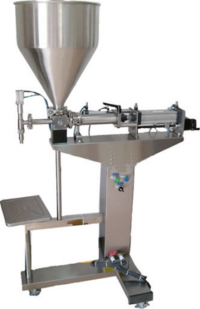 半自動(dòng)立式膏體灌裝機