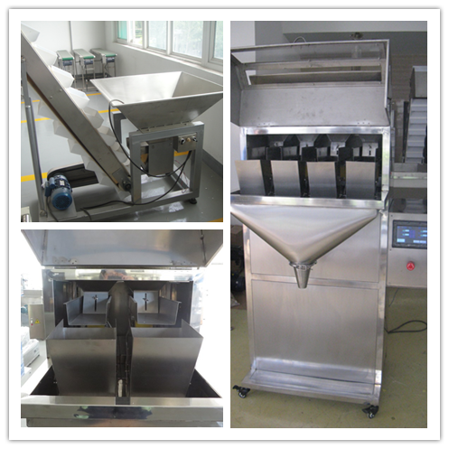 半自動(dòng)顆粒定量灌裝機細節圖展示：